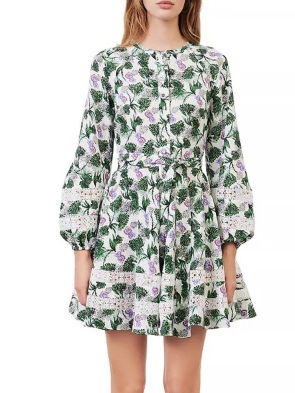 Maje Roman floral dress